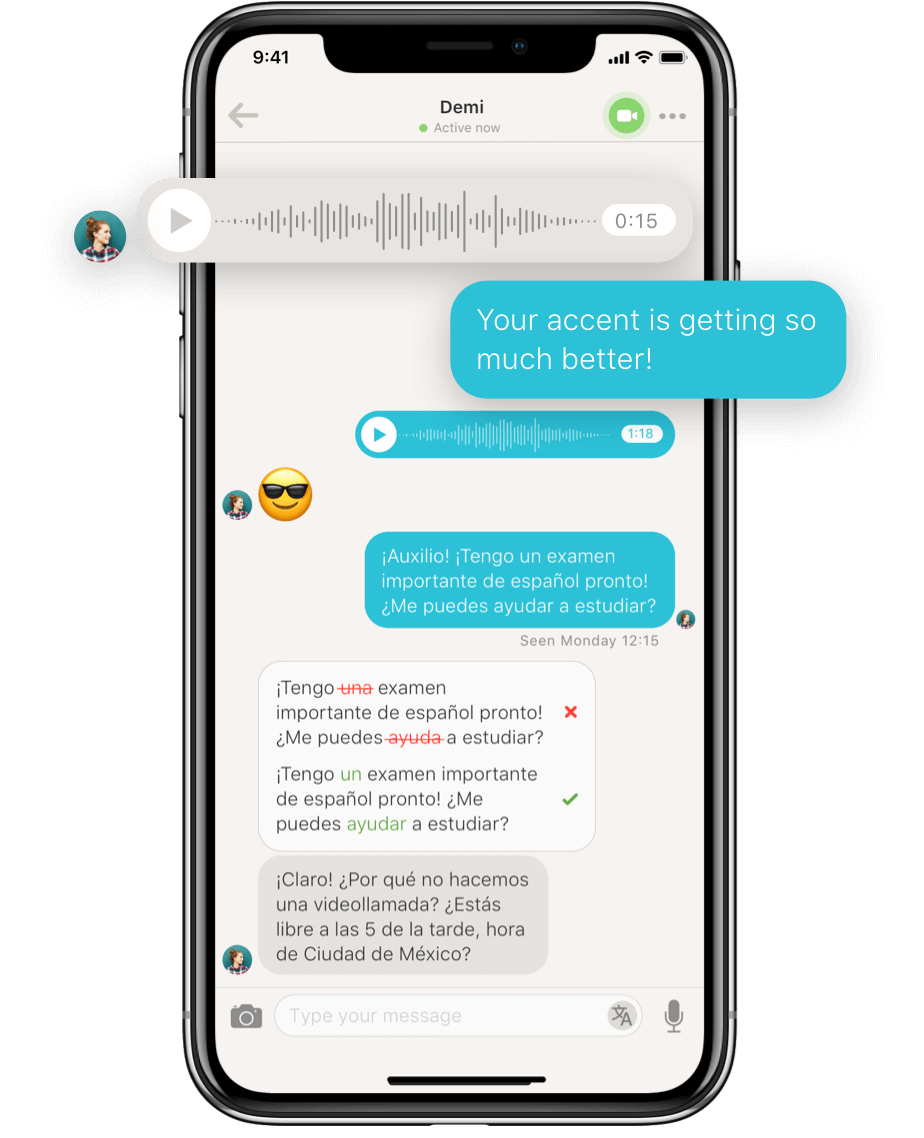 Tandem app chat